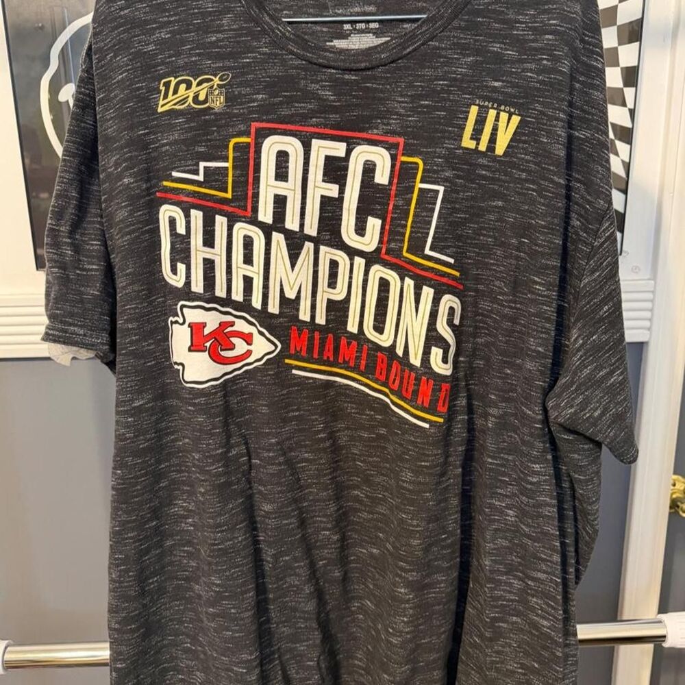 Kansas City Chiefs AFC Champions "Miami Bound" Tee